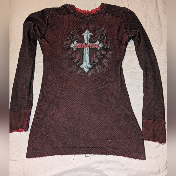 Reversible long sleeve Affliction - Picture 6 of 8
